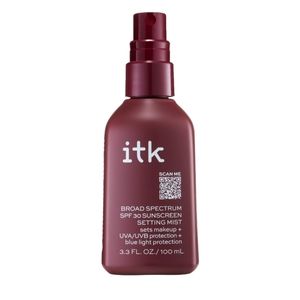 ITK In The Know Broad Spectrum SPF 30 Sunscreen Setting Mist
